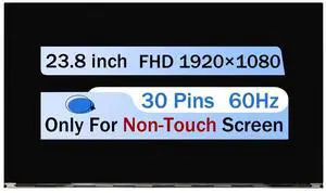 NUOLAISUN For Dell OptiPlEX 0H3W3J MV238FHM-N62 FHD LCD LED Non-Touch Screen Display