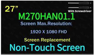 NUOLAISUN For HP 27-EB 27" Inch Screen M270HAN01.1 1920X1080 FHD Screen Replacement LCD