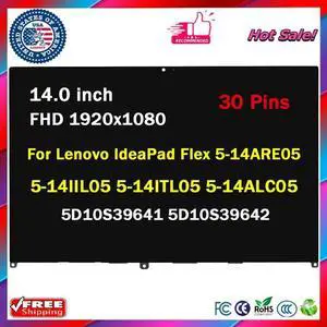 NUOLAISUN For Lenovo IdeaPad Flex 5-14ARE05 5-14IIL05 81X1 81X2 81WS FHD LCD Touch Screen