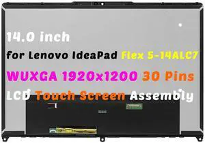 NUOLAISUN LCD Screen Touch Digitizer Assembly for Lenovo IdeaPad Flex 5 14ALC7 82R900EFAU