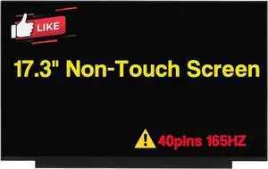 Replacement for Acer Nitro 17 AN17-41 AN17-41-R8N5 17.3" FHD Non-Touch Screen LCD Display Panel (40 pins 165HZ)