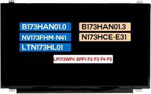 17.3" Screen Replacement B173HAN01.3 for Dell Inspiron 17 3000 3780 3781 3782 3785 3793 LCD Non-Touch Display Panel (FHD 1920x1080 30 pins 60 HZ)
