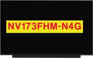 NUOLAISUN 17.3" Screen Replacement for NV173FHM-N4G NV173FHM N4G LCD Display Panel 30 pins 60 Hz (FHD 1920 * 1080 Non-Touch)