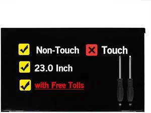 NUOLAISUN 23.0" New Screen Replacement MV230FHM-N41 FHD 1920 * 1080 30 Pins Non-Touch LCD Display Panel