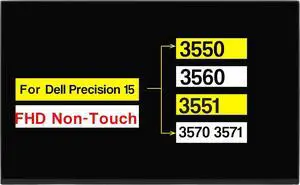 NUOLAISUN New Screen Replacement LP156WFC(SP)(M1) for Dell Latitude 15 5500 5501 5510 5511 5520 5521 7520 7530 15.6 Inches FHD 1920 * 1080 30 Pins Non-Touch LCD Display Panel (Not for Narrow 30 pins)