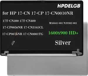 NUOLAISUN Replacement for HP 17-CN 17-CP 17-CN0010NR M50441-001 N39382-001 17-CP0056NR 17-CN3165CL 17-CP0076NR 17-CN0001TG 17T-CN300 17T-CN400 LCD Touch Screen Display Digitizer Assembly Silver