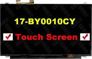 Compatible with HP 17-by 17T-by 17-BS 17-CA L22563-001 L22733-001 851049-001 851049-003 LCD Display Touch Screen Digitizer Assembly Repair Spare Parts 17.3" HD+ (Touch Screen)