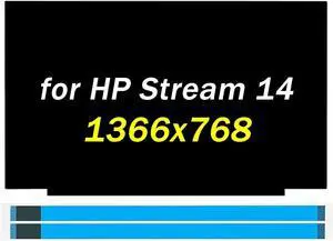 14" Screen Replacement B140XTN07.2 B140XTN07.3 for HP Stream 14-cf0006dx 14-cf2111wm 14-cf2112wm 1A480UA 7GZ76UA HD 1366x768 30 pins 60Hz LCD LED Non-Touch Screen Display Panel