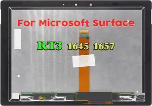Screen Replacement for Microsoft Surface RT3 1645 1657 RT3 1920x1280 10.8 inch LCD LED Display Touch Screen Digitizer Assembly (Not for Surface Pro 3) Screen Replacement for Microsoft Surface RT3 1645 1657 RT3 1920x1280 10.8 inch LCD LED Display Touch Screen Digitizer Assembly (Not for Surface Pro 3)