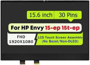 NUOLAISUN L98324-001 15.6" for HP Envy 15-EP 15-EP00 FHD LCD Touch Screen Display Assembly