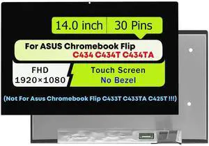 NUOLAISUN For ASUS Chromebook Flip C434T C434TA LCD Touch Screen Display 18100-14013100
