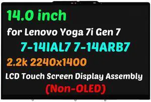 NUOLAISUN 2.2K IPS LCD Touch Screen Digitizer Assembly for Lenovo Yoga 7 14IAL7 82QE000LUS