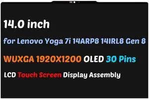 NUOLAISUN For Lenovo Yoga 7 14IRL8 82YL OLED LCD Touch Screen Digitizer Display Assembly