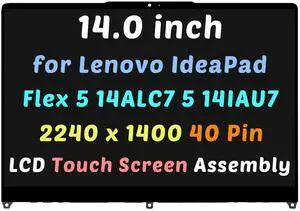 NUOLAISUN 5D10S39789 NEW For Lenovo Flex 5 14IAU7 5 14ALC7 LCD Touch Screen Assembly 2.2K