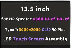 NUOLAISUN N10733-001 3K2K OLED LCD Touch Screen Display for HP Spectre x360 14-ef 14t-ef