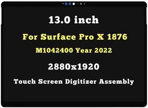 NUOLAISUN OLED For Microsoft Surface Pro X 1876 13" LCD Display Touch Screen Replacement