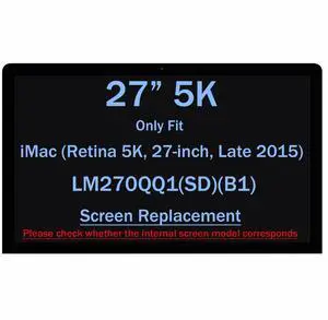 NUOLAISUN LM270QQ1 SDB1 27" for iMac A1419 Late 2015 Retina LCD LED Display Screen Panel