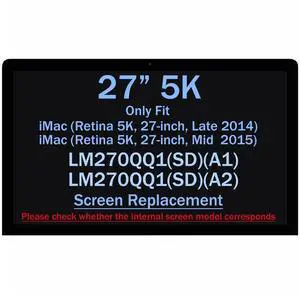 NUOLAISUN LM270QQ1 SD A1 27" 5K for iMac A1419 2014 Mid 2015 Year LCD Display Screen Panel