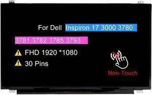 NUOLAISUN 17.3" Screen Replacement B173HAN01.0 for HP 17-BY4061NR 17-BY4003CA 17-BY4633DX 17-BY2053CL 17-BY3053CL FHD 1920x1080 30 pins LCD Non-Touch Display Panel