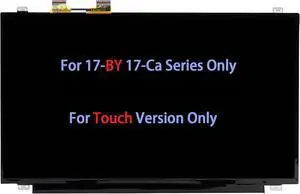 NUOLAISUN 17.3" L22733-001 L22563-001 Touch Screen Replacement for HP 17-CA 17Z-CA 17-by 17T-by 17-BY0053CL 17-BY0010CY LCD Display HD+(1600 * 900)(Touch Version)