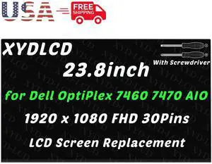 NUOLAISUN 24" for Dell OptiPlex 7460 7470 for AIO W19C W19C001 LCD Screen Display Replacement