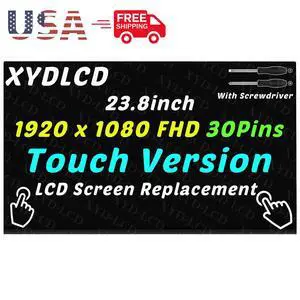 NUOLAISUN 23.8" for Dell Inspiron 24 5490 All-in-One W24C W24C001 LCD Touch Screen Panel