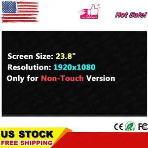 NUOLAISUN New For HP L38485-001 23.8" G4 for AIO FHD LCD Non-Touch Screen Replacement Display NUOLAISUN New For HP L38485-001 23.8" G4 for AIO FHD LCD Non-Touch Screen Replacement Display