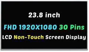 NUOLAISUN 23.8" LED LCD Non-Touch Screen Display Panel for HP 24-B019 for AIO FHD 1920×1080