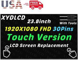 NUOLAISUN 23.8" for Lenovo ideacentre for AIO 520-24ICB F0DJ LCD Touch Screen Display Panel
