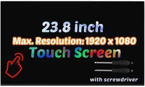 NUOLAISUN For Lenovo ideacentre for AIO 520-24AST Replacement 23.8" LCD Screen Panel 1920×1080