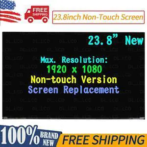 NUOLAISUN For HP for AIO 24-D 24-df0044 Borderless 23.8" LCD Screen Display Panel 1920×1080