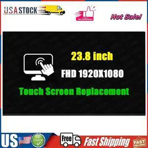 NUOLAISUN 23.8" for Dell inspiron 5475 5477 for AIO LCD Display Touch Screen Replacement FHD