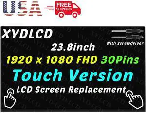 NUOLAISUN 23.8" for Dell OptiPlex 7490 for AIO W26C W26C003 W26C004 329-BFNN LCD Touch Screen