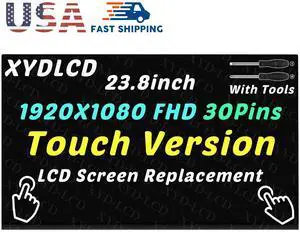 NUOLAISUN 23.8in for Dell 7NTHJ 07NTHJ All-in-One LCD Touch Screen Display Replacement FHD