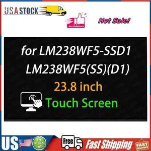 NUOLAISUN New 23.8" for HP 24-QB0054IN Replacement LCD LED Touch Screen LM238WF5-SSD1 NUOLAISUN New 23.8" for HP 24-QB0054IN Replacement LCD LED Touch Screen LM238WF5-SSD1