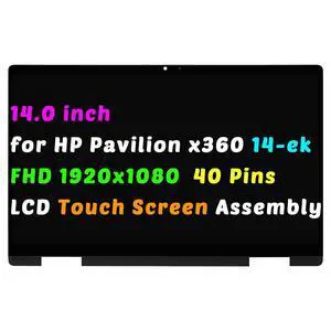 14" for HP Pavilion x360 14-ek0013dx LCD LED Touch Screen Assembly FHD 1920x1080 14" for HP Pavilion x360 14-ek0013dx LCD LED Touch Screen Assembly FHD 1920x1080