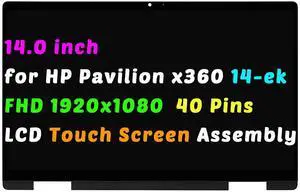 14" for HP Pavilion x360 14-ek0033dx LCD LED Touch Screen Assembly FHD 1920x1080 14" for HP Pavilion x360 14-ek0033dx LCD LED Touch Screen Assembly FHD 1920x1080