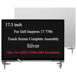 17.3" For Dell Inspiron 17 7706 2-in-1 P98F QHD LCD Touch Screen Full Assembly 17.3" For Dell Inspiron 17 7706 2-in-1 P98F QHD LCD Touch Screen Full Assembly
