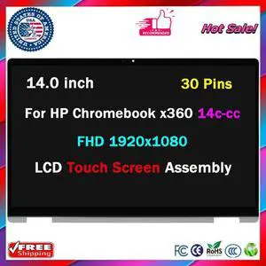 LCD Touch Screen Digitizer Assembly 14.0" for HP Chromebook x360 14c-cc0013dx LCD Touch Screen Digitizer Assembly 14.0" for HP Chromebook x360 14c-cc0013dx