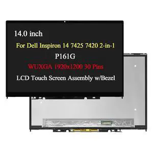 New 14" for Dell Inspiron 14 7425 7420 2-in-1 P161G LCD Touch Screen Replacement New 14" for Dell Inspiron 14 7425 7420 2-in-1 P161G LCD Touch Screen Replacement