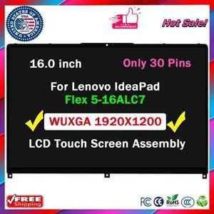 16 WUXGA LCD Touch Screen for Lenovo IdeaPad Flex 5 16ALC7 82RA000LUS 82RA000VUS 16 WUXGA LCD Touch Screen for Lenovo IdeaPad Flex 5 16ALC7 82RA000LUS 82RA000VUS