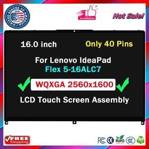 16" for Lenovo IdeaPad Flex 5 16ALC7 LCD TouchScreen WQXGA 5D10S39795 82RA003UUS 16" for Lenovo IdeaPad Flex 5 16ALC7 LCD TouchScreen WQXGA 5D10S39795 82RA003UUS