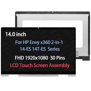 LED LCD Touch Screen Display Assembly 14.0" for HP Envy x360 2-in-1 14-es1023dx LED LCD Touch Screen Display Assembly 14.0" for HP Envy x360 2-in-1 14-es1023dx