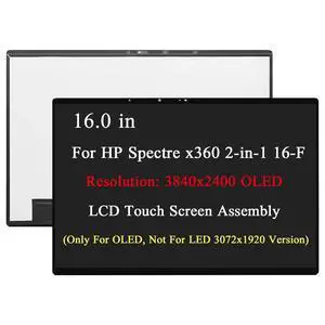 M51676-1J0 for HP Spectre x360 2-in-1 16-f2023dx 4K OLED LCD Touchscreen Display M51676-1J0 for HP Spectre x360 2-in-1 16-f2023dx 4K OLED LCD Touchscreen Display