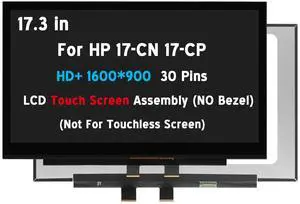 New 17.3" HD+ For HP 17-CN0001TG 17-CN0001DS LCD Touch Screen Display Assembly New 17.3" HD+ For HP 17-CN0001TG 17-CN0001DS LCD Touch Screen Display Assembly