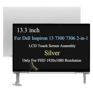 For Dell Inspiron 7306 2-in-1 13.3" FHD LCD Touch Screen Complete Assembly FHDKN For Dell Inspiron 7306 2-in-1 13.3" FHD LCD Touch Screen Complete Assembly FHDKN