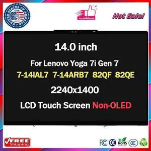 14.0" for Lenovo Yoga 7i Gen 7 7-14ARB7 LCD Touch Screen Display 2.2K Non-OLED 14.0" for Lenovo Yoga 7i Gen 7 7-14ARB7 LCD Touch Screen Display 2.2K Non-OLED