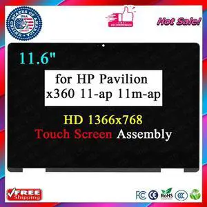11.6" for HP Pavilion x360 11-ap 11-ap0014nr LCD Display Touch Screen Assembly 11.6" for HP Pavilion x360 11-ap 11-ap0014nr LCD Display Touch Screen Assembly