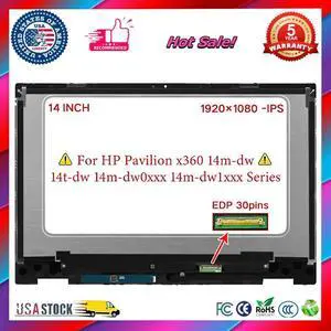 for HP Pavilion X360 14M-DW 14-DW LCD Touch Screen Digitizer Assembly L96515-001 for HP Pavilion X360 14M-DW 14-DW LCD Touch Screen Digitizer Assembly L96515-001