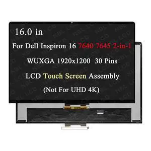 For Dell Inspiron 16 7640 P133F P133F001 WUXGA LED LCD Touch Screen Replacement For Dell Inspiron 16 7640 P133F P133F001 WUXGA LED LCD Touch Screen Replacement